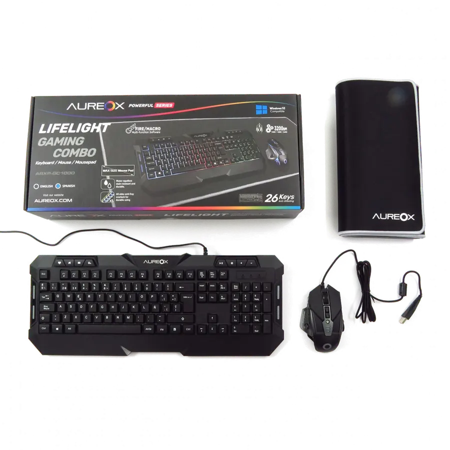 AUREOX LIFELIGHT GAMING COMBO - Imagen 3