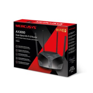 MERCUSYS AX3000 DUAL-BAND WI-FI 6 ROUTER MR80X